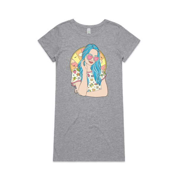 Summer Love - AS Colour Womens Mika Organic Short Sleeved Dress Thumbnail