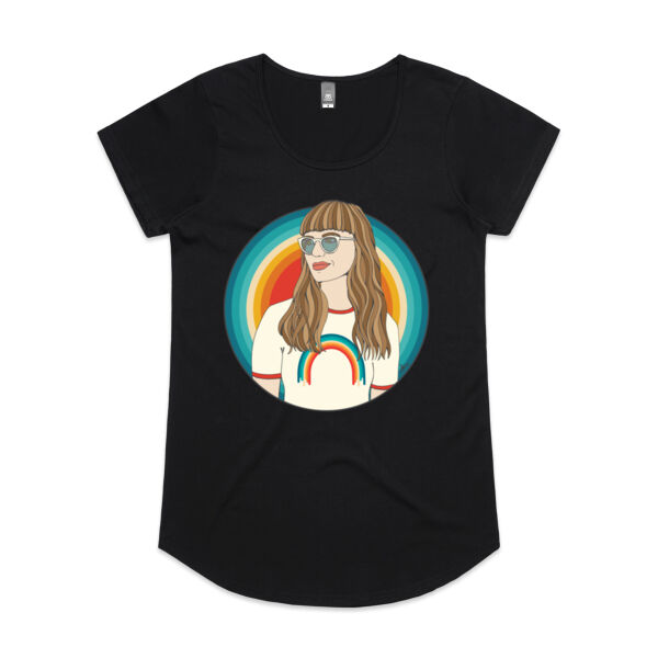 Retro Vibes - AS Colour Womens Mali Tee Thumbnail