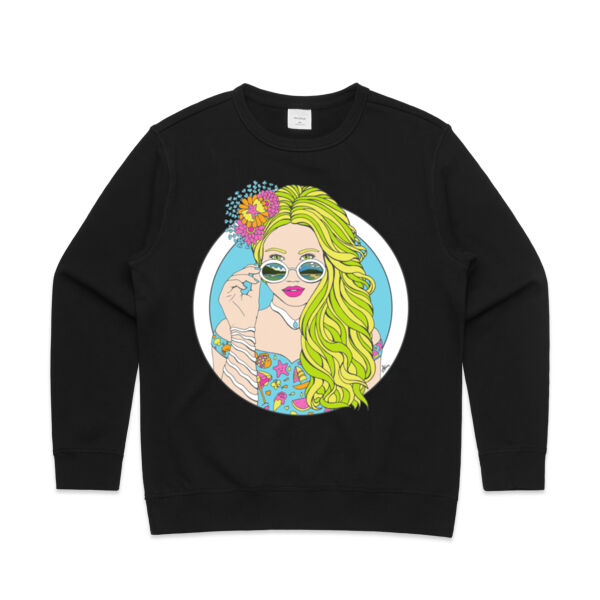 Summer Fun - AS Colour Womens Premium Crew Thumbnail