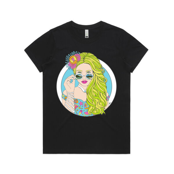 Summer Fun - AS Colour Womens Maple Organic Tee Thumbnail