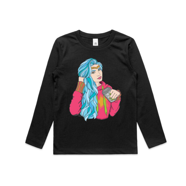 A Good Day to Be Divine - AS Colour Kids Longsleeve Tee Thumbnail