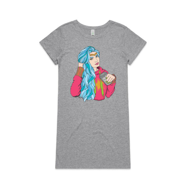 A Good Day to Be Divine - AS Colour Womens Mika Organic Short Sleeved Dress Thumbnail