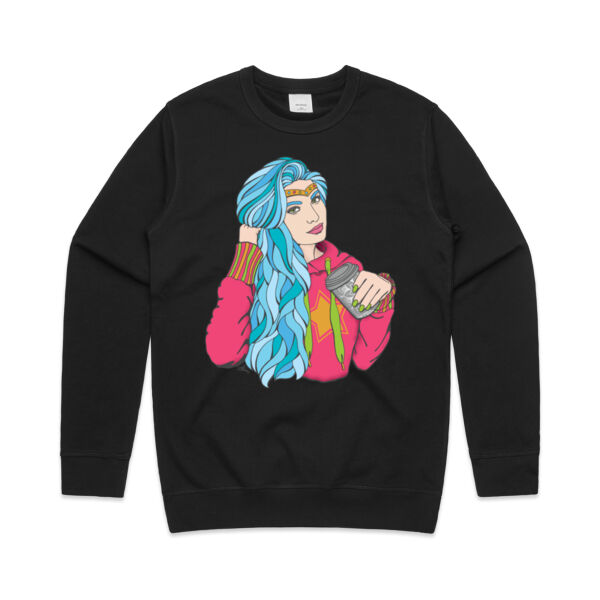 A Good Day to Be Divine - AS Colour Mens Premium Crew Thumbnail