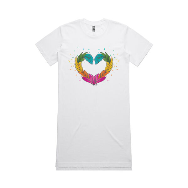 Feather Heart - AS Colour Womens Oversized Dress Thumbnail