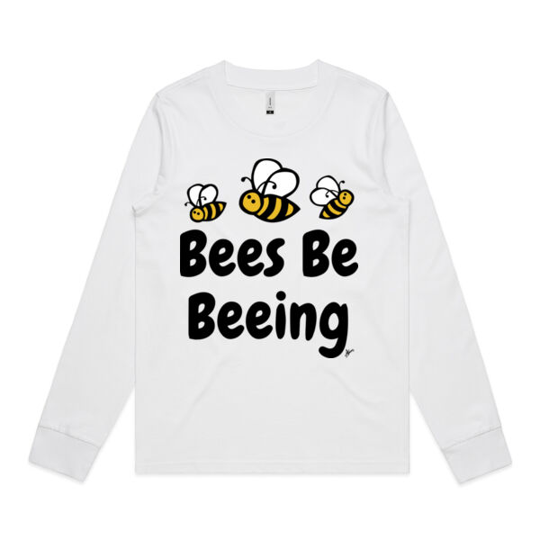 Bees Be Beeing - AS Colour Womens Dice Longsleeve Tee Thumbnail