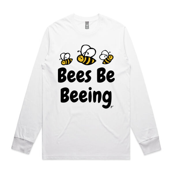 Bees Be Beeing - AS Colour Mens Staple Longsleeve Tee Thumbnail