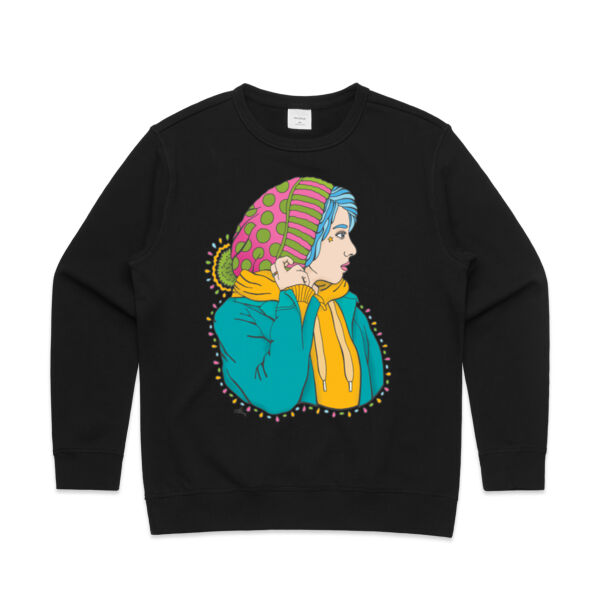 The Brightest Light - AS Colour Womens Premium Crew Thumbnail