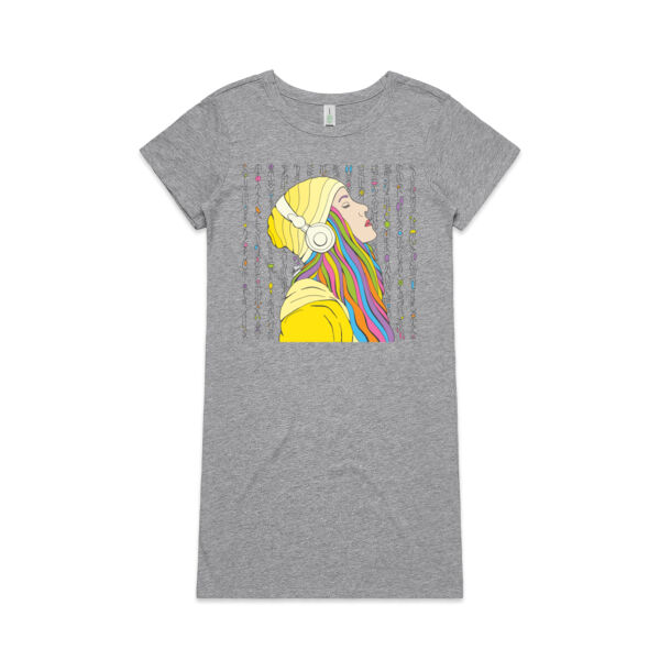 In Flow - AS Colour Womens Mika Organic Short Sleeved Dress Thumbnail