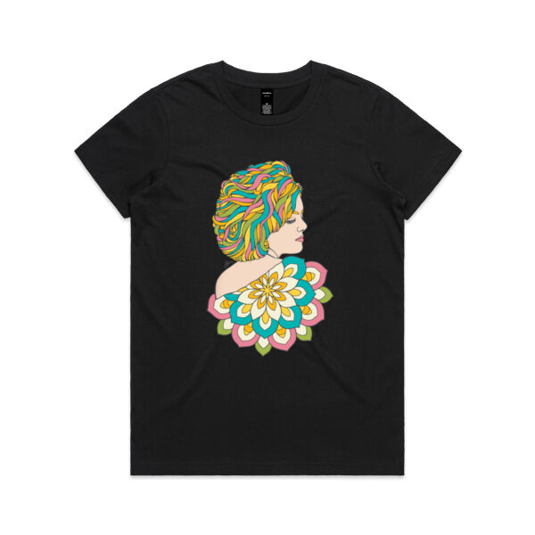 A Light in the Darkness - AS Colour Womens Maple Tee Thumbnail