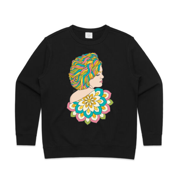 A Light in the Darkness - AS Colour Womens Premium Crew Thumbnail