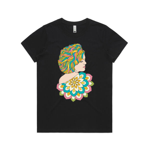 A Light in the Darkness - AS Colour Womens Maple Organic Tee Thumbnail