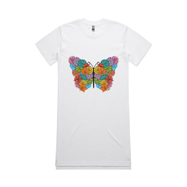Flower Butterfly - AS Colour Womens Oversized Dress Thumbnail