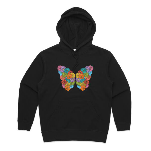 Flower Butterfly - AS Colour Womens Premium Hood Thumbnail