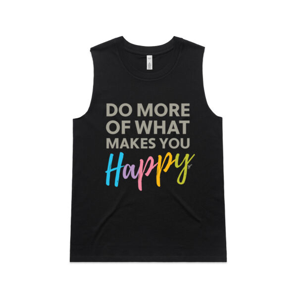 Do More Happy - AS Colour Womens Upside Tank Thumbnail