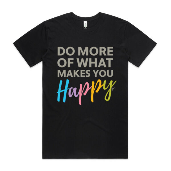 Do More Happy - AS Colour Mens Staple Organic Tee Thumbnail