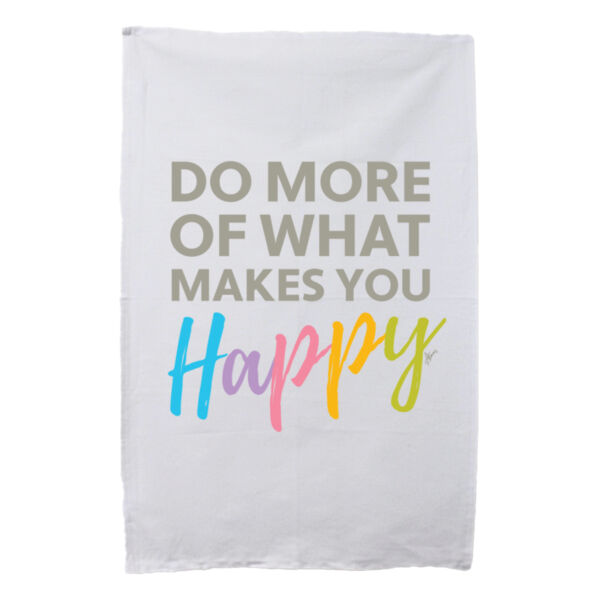 Do More Happy - Tea Towel Thumbnail