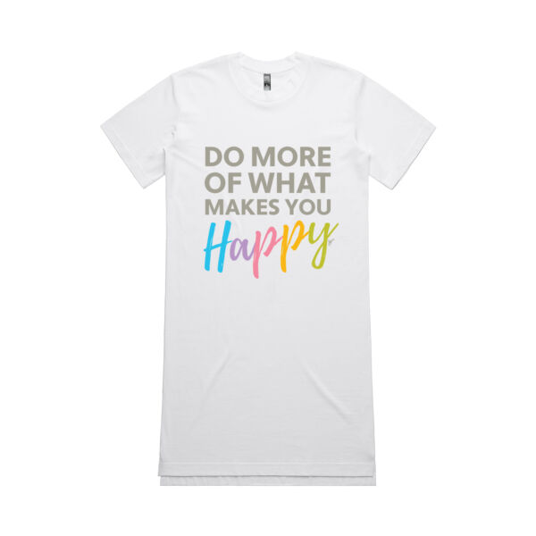 Do More Happy - AS Colour Womens Oversized Dress Thumbnail