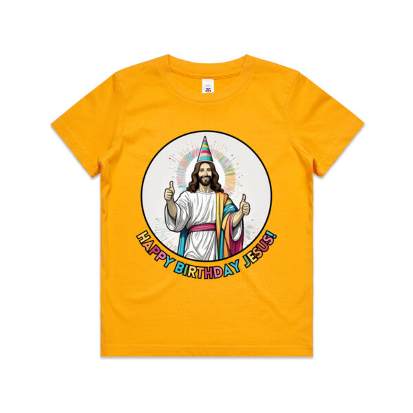 Happy Birthday Jesus 2024 - AS Colour Kids Youth T shirt Thumbnail